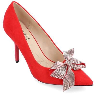 Journee Collection Womens Marcie Tru Comfort Foam Mid Heel Pointed Toe Pumps 14 Journee Collection Womens Marcie Tru Comfort Foam Mid Heel Pointed Toe Pumps - Image 12