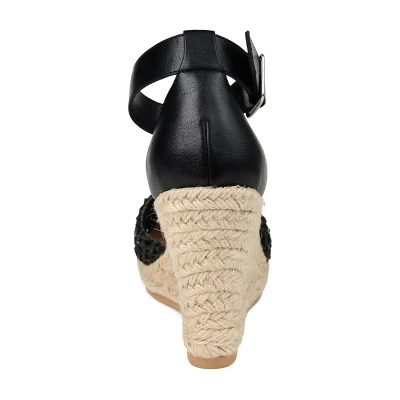 Journee Collection Womens Sierra Wedge Heel Espadrille Sandals 4 Journee Collection Womens Sierra Wedge Heel Espadrille Sandals - Image 2