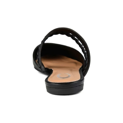 Journee Collection Womens Olivea Tru Comfort Foam Slip On Almond Toe Mules Flats 4 Journee Collection Womens Olivea Tru Comfort Foam Slip On Almond Toe Mules Flats - Image 2