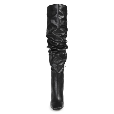Journee Collection Womens Kindy Tru Comfort Foam Wide Calf Square Toe Over The Knee Boots 7 Journee Collection Womens Kindy Tru Comfort Foam Wide Calf Square Toe Over The Knee Boots - Image 5