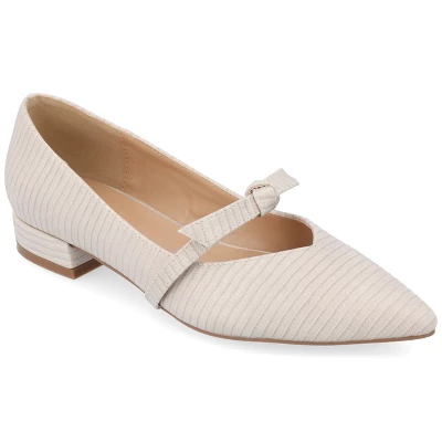 Journee Collection Womens Cait Textured Material Slip On Mary Jane Flats 14 Journee Collection Womens Cait Textured Material Slip On Mary Jane Flats - Image 12